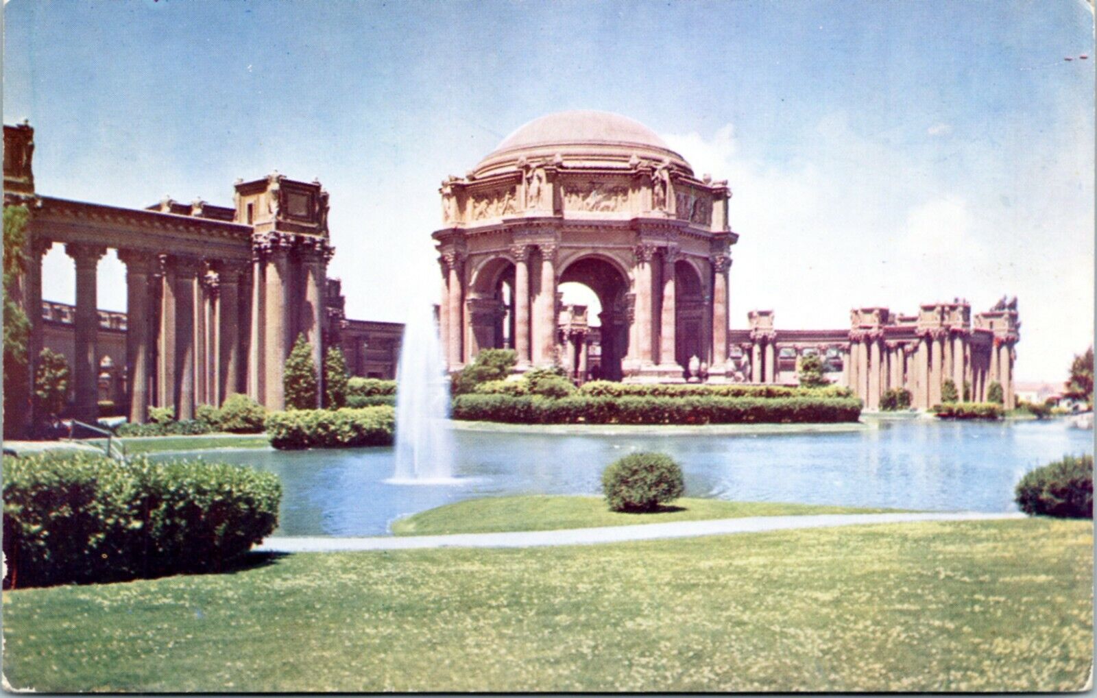 Postcard CA San Francisco - Palace of Fine Arts