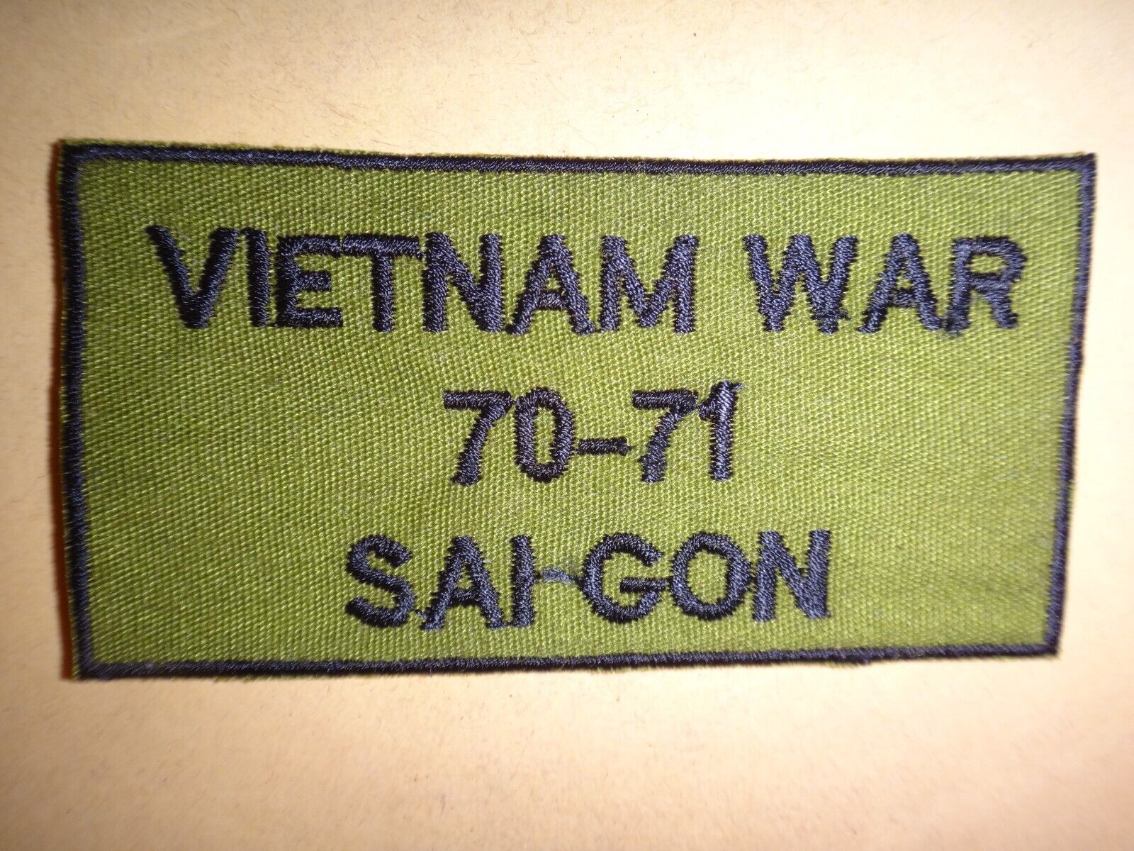 Vietnam War Subdued Patch VIETNAM WAR 1970-71 SAIGON