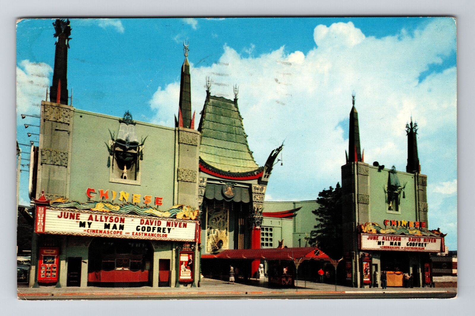 Hollywood CA-California, Grauman\'s Chinese Theatre, c1962, Vintage Postcard