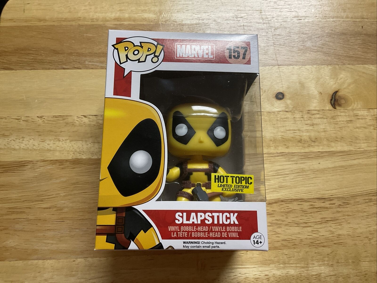 Slapstick Deadpool Marvel Black Friday Hot Topic Exclusive Funko Pop #157