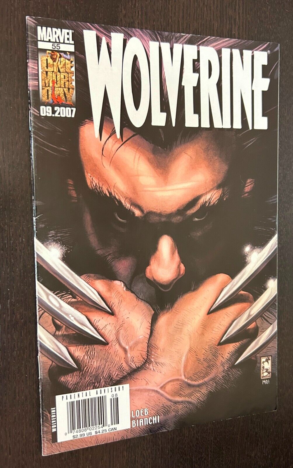 WOLVERINE #55 (Marvel Comics 2007) -- NEWSSTAND VARIANT -- FN