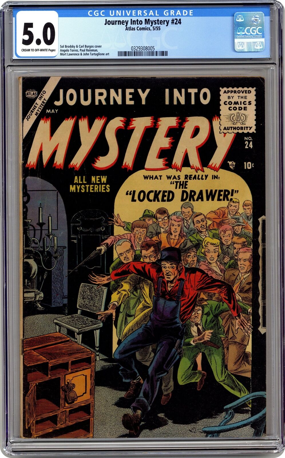 Journey into Mystery #24 CGC 5.0 1955 0329308005