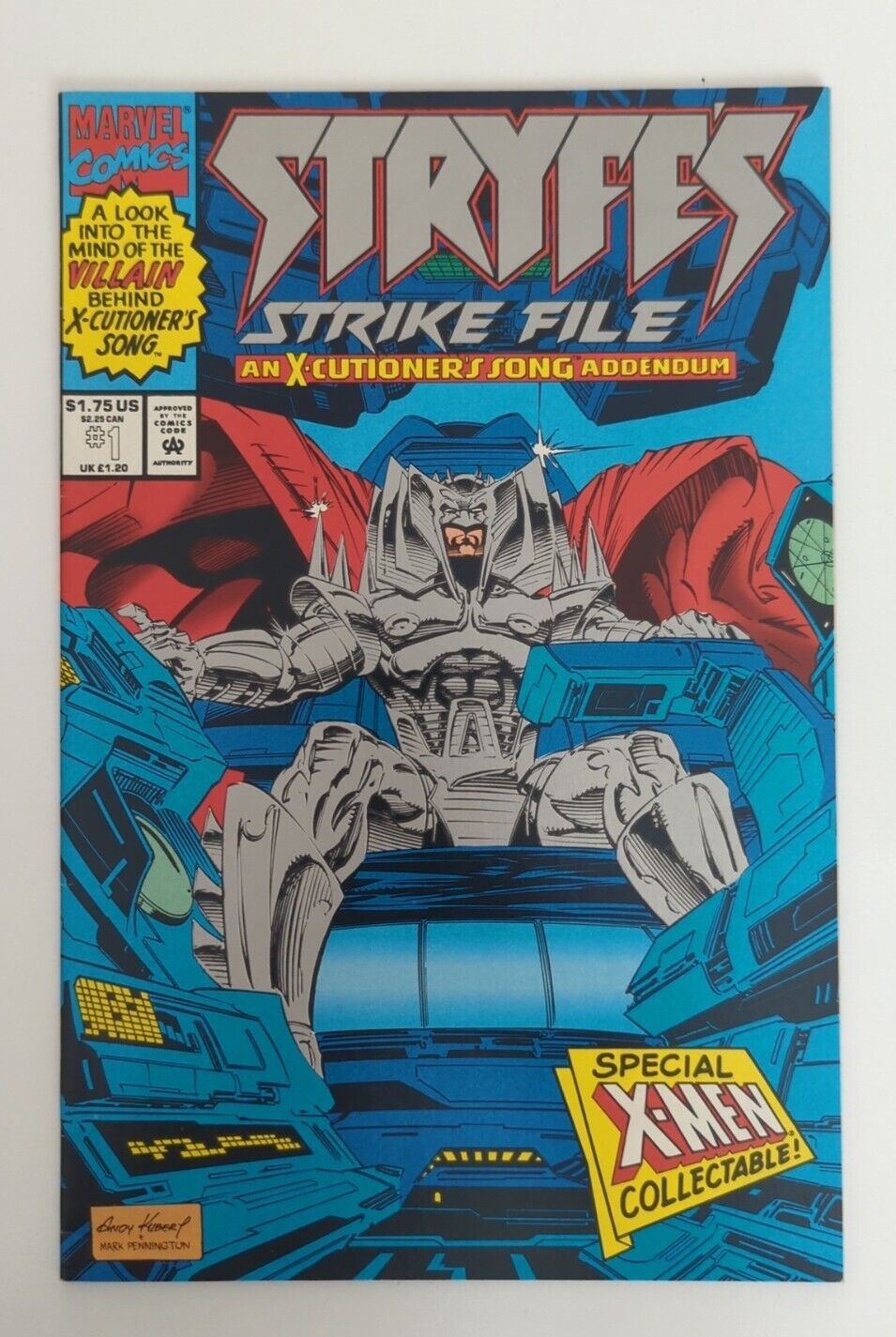 Stryfe's Strike File #1 (Marvel, 1993) Andy Kubert Cover - VF/NM