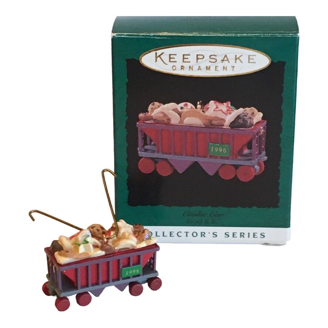 Vintage Hallmark Keepsake Christmas Ornament “Cookie Car” Train 1996 Ornament