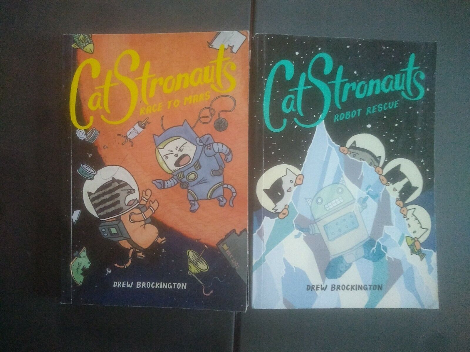 Catstronauts 2, 4, Lot of 2 Graphic Novels