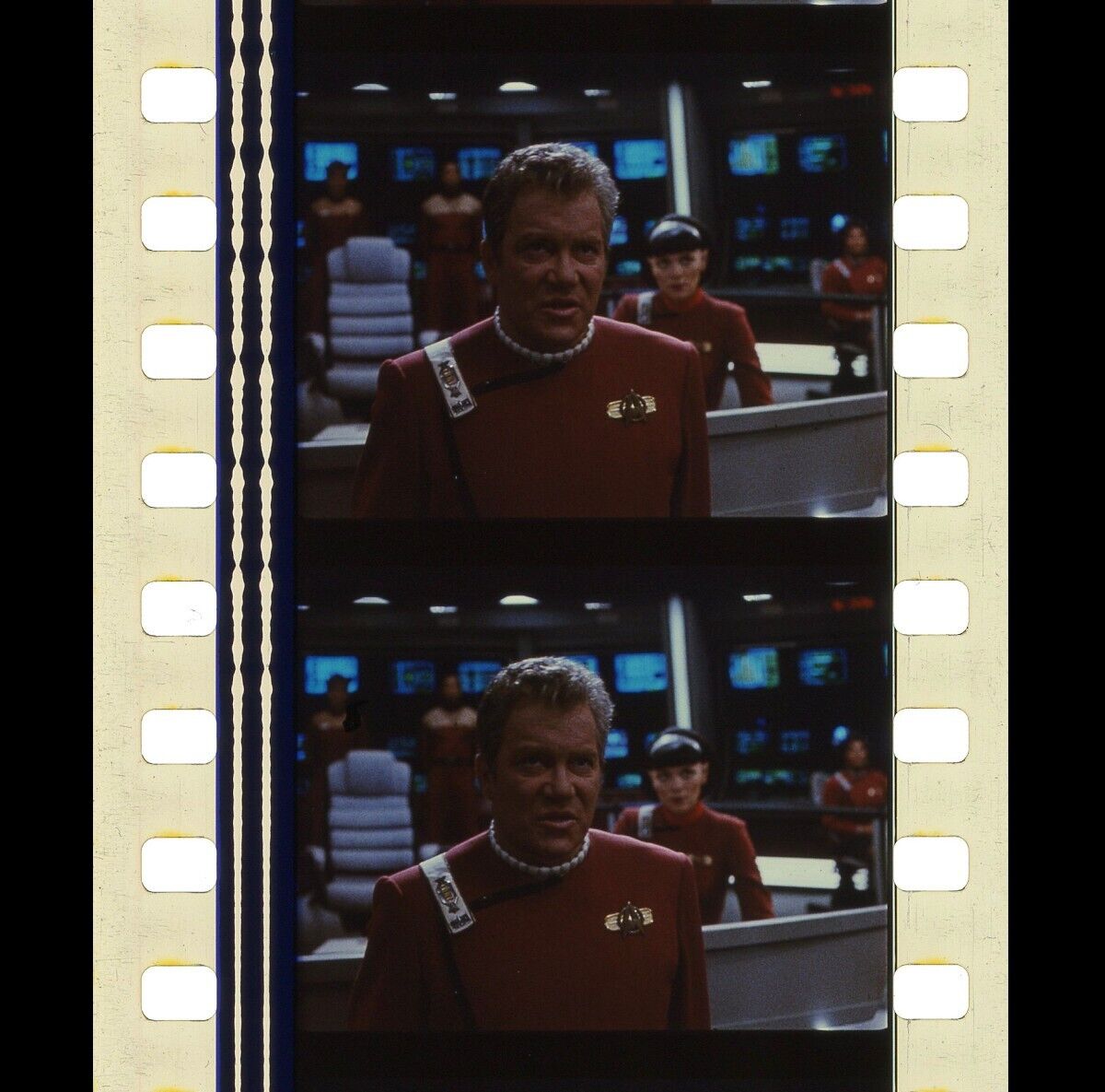 Star Trek VI: Undiscovered Country - Capt. Kirk - 35mm 5 cell film strip 239