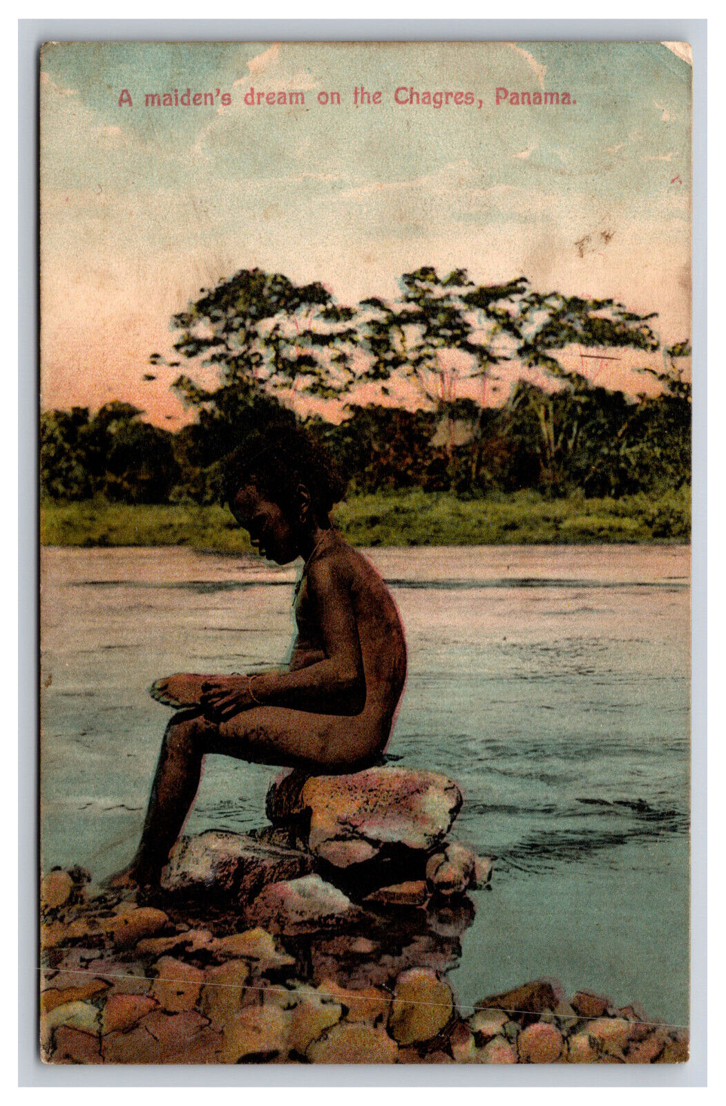 A Maiden\'s Dream Of The Chagres River, Canal Zone Panama Postcard