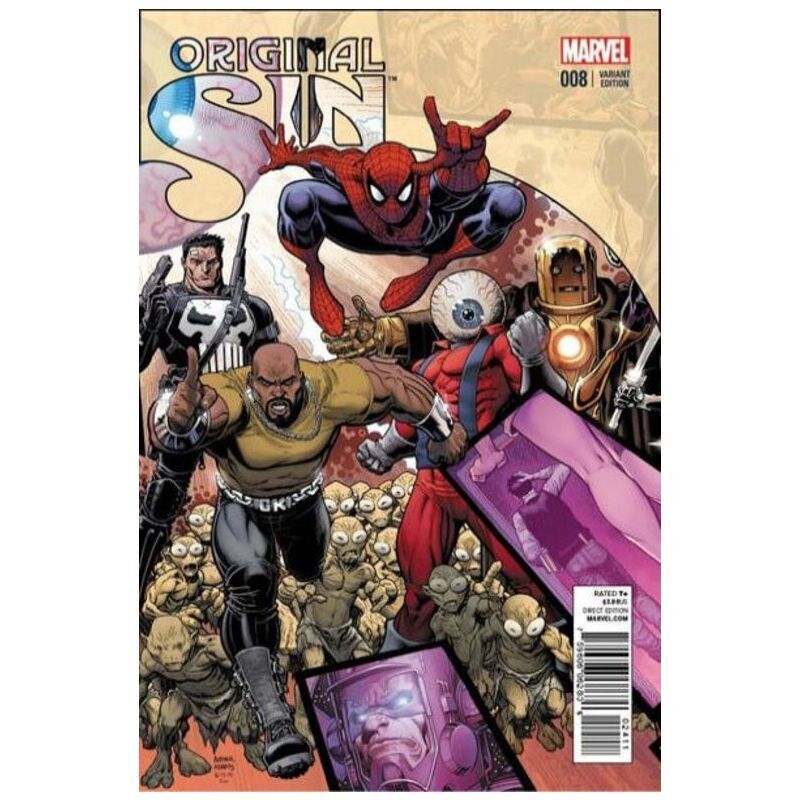 Original Sin (2014 series) #8 Cover 3 in Near Mint condition. Marvel comics [p/