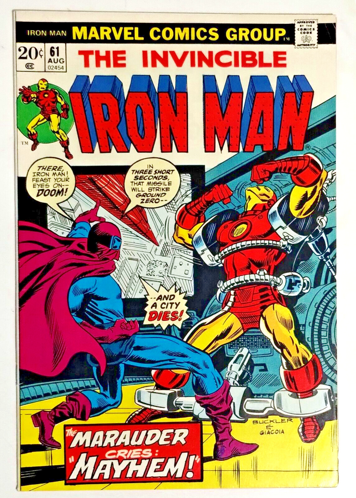 Iron Man #61....Marvel Comics 1973....F/VF