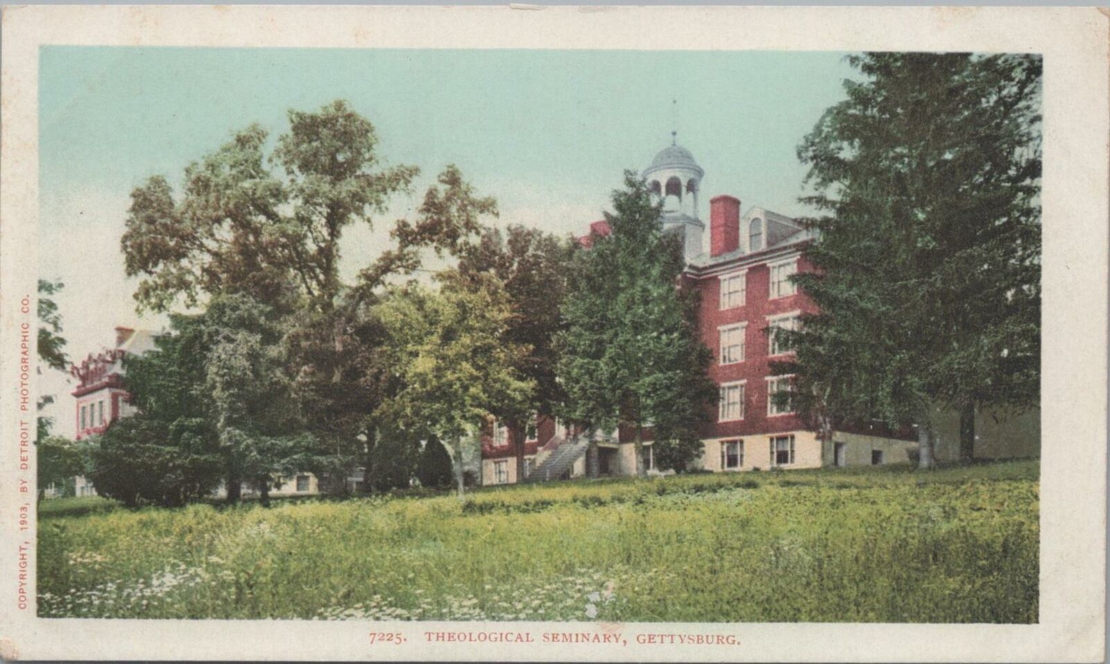 Postcard Theological Seminary Gettysburg PA 