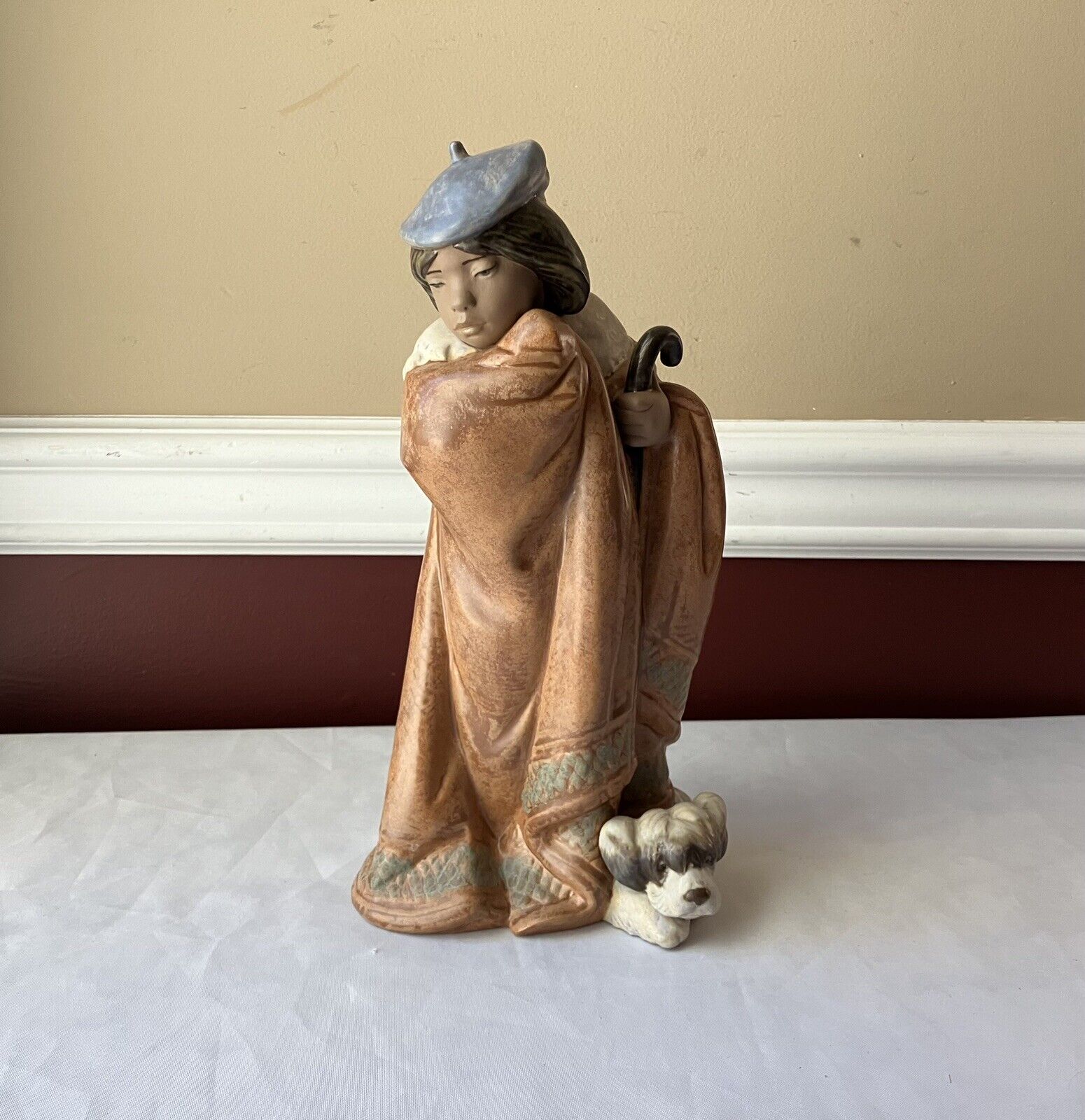 Vintage Lladro Daisa Porcelain Figurine, Little Shepherd, Spain, 1998, 11