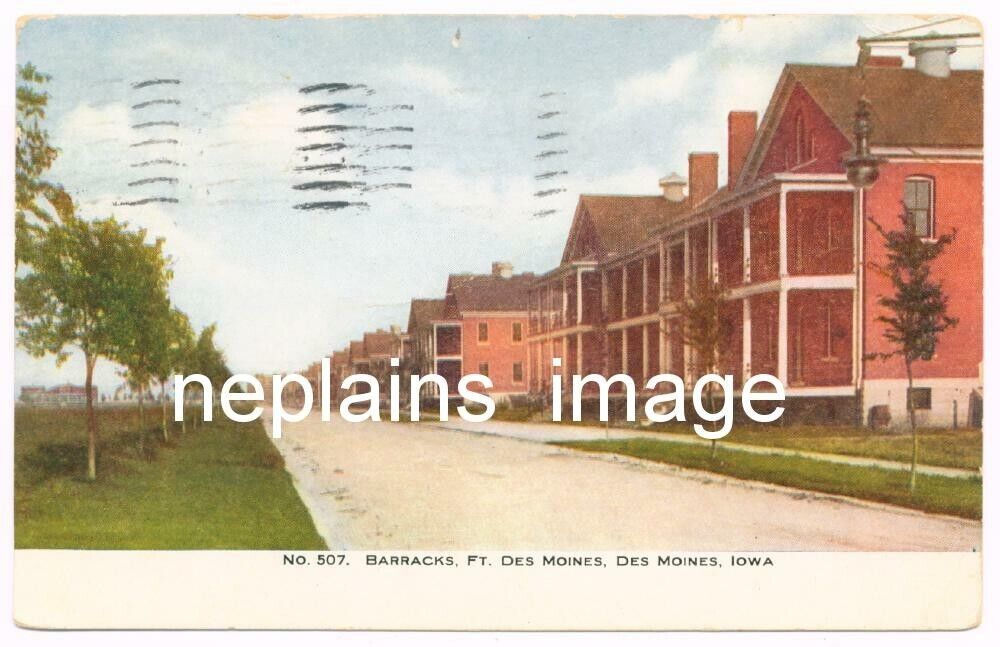 Iowa, Des Moines - Fort Des Moines Barracks - 1911