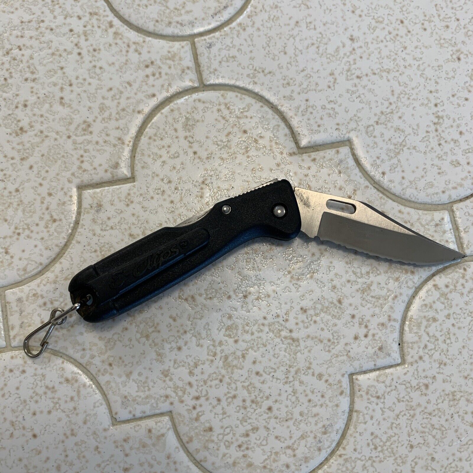 SOG E-Clips Discontinued Vintage Lockback Rare Retired Knife Serrated Blade