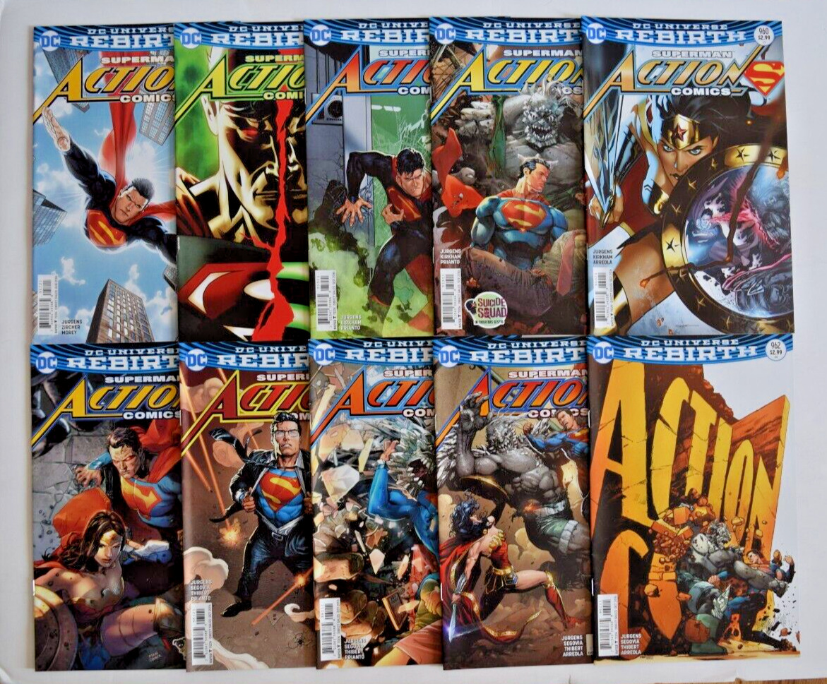 ACTION COMICS 66 ISSUE COMIC RUN #957-989 (2016) DC COMICS