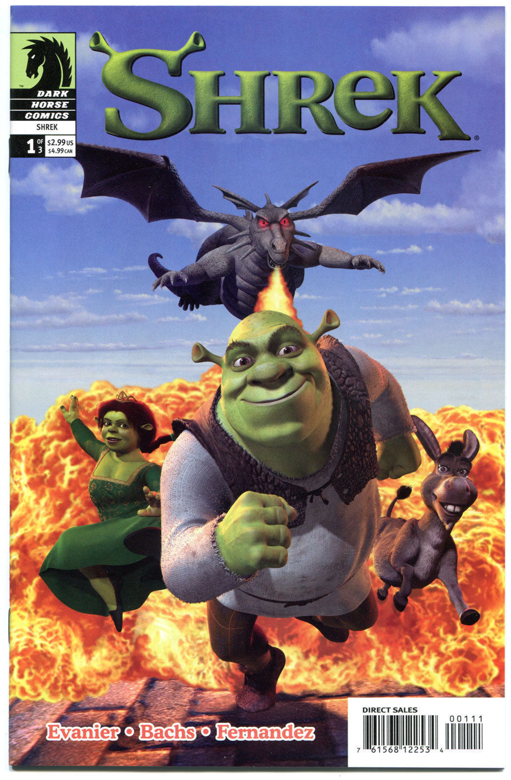 SHREK #1 2 3, NM, Ogre, Donkey, Dragon, Troll, 1st, 2003, more in store
