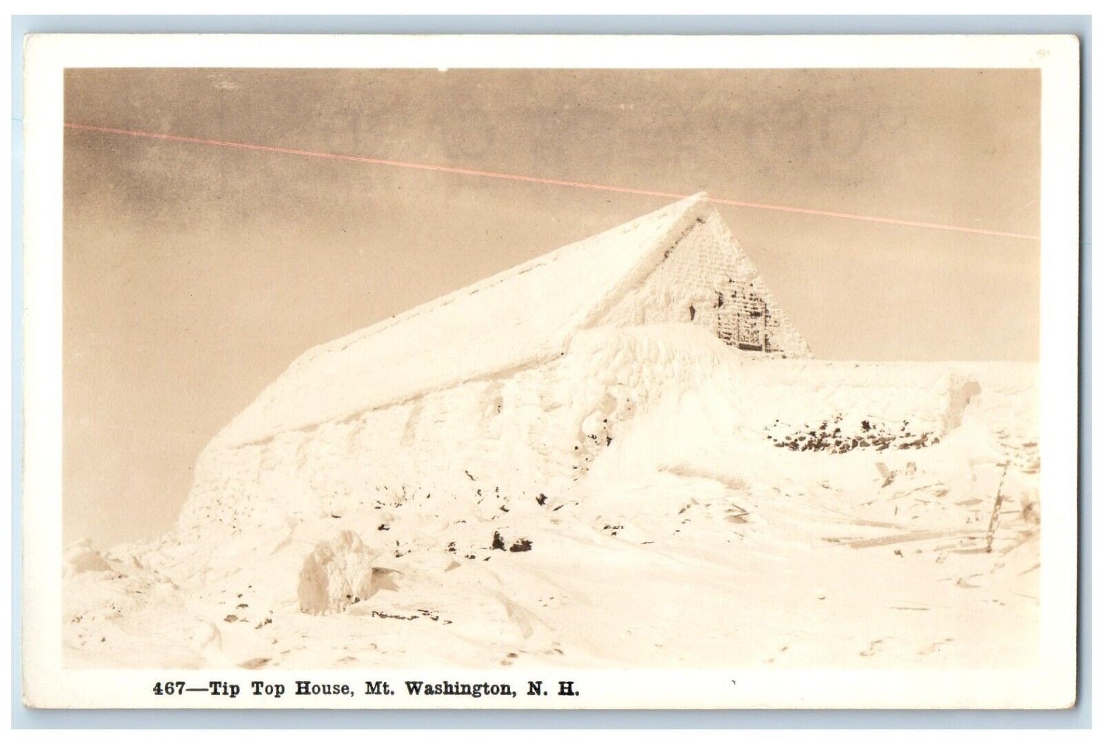 c1920\'s Tip Top House Mt. Washington Jackson NH RPPC Photo Postcard