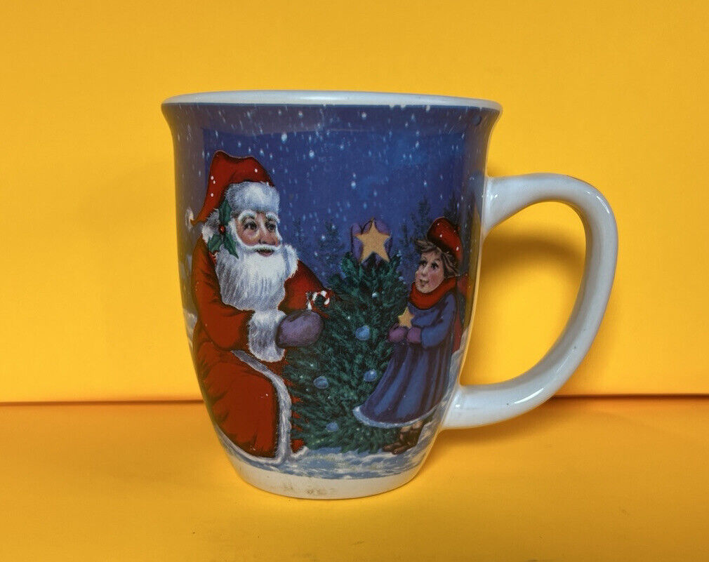 Santa Claus Holiday Mug Christmas Collectible Cocoa Tea Coffee Cup