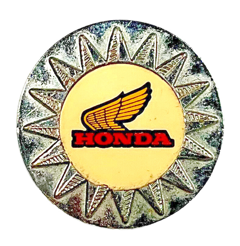 Vintage Old Honda Motorbikes Motorcycles Metal Insert Brooch Badge