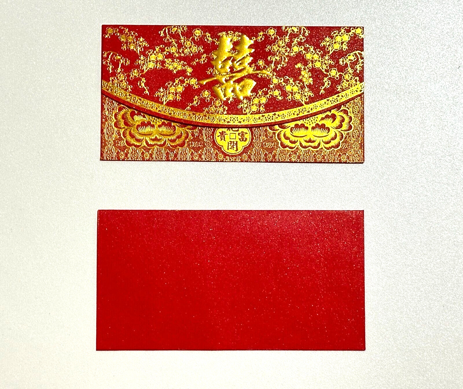 Pack of 9 High-end Gold Foil 囍 Double Happiness Wedding New Year Red Envelope
