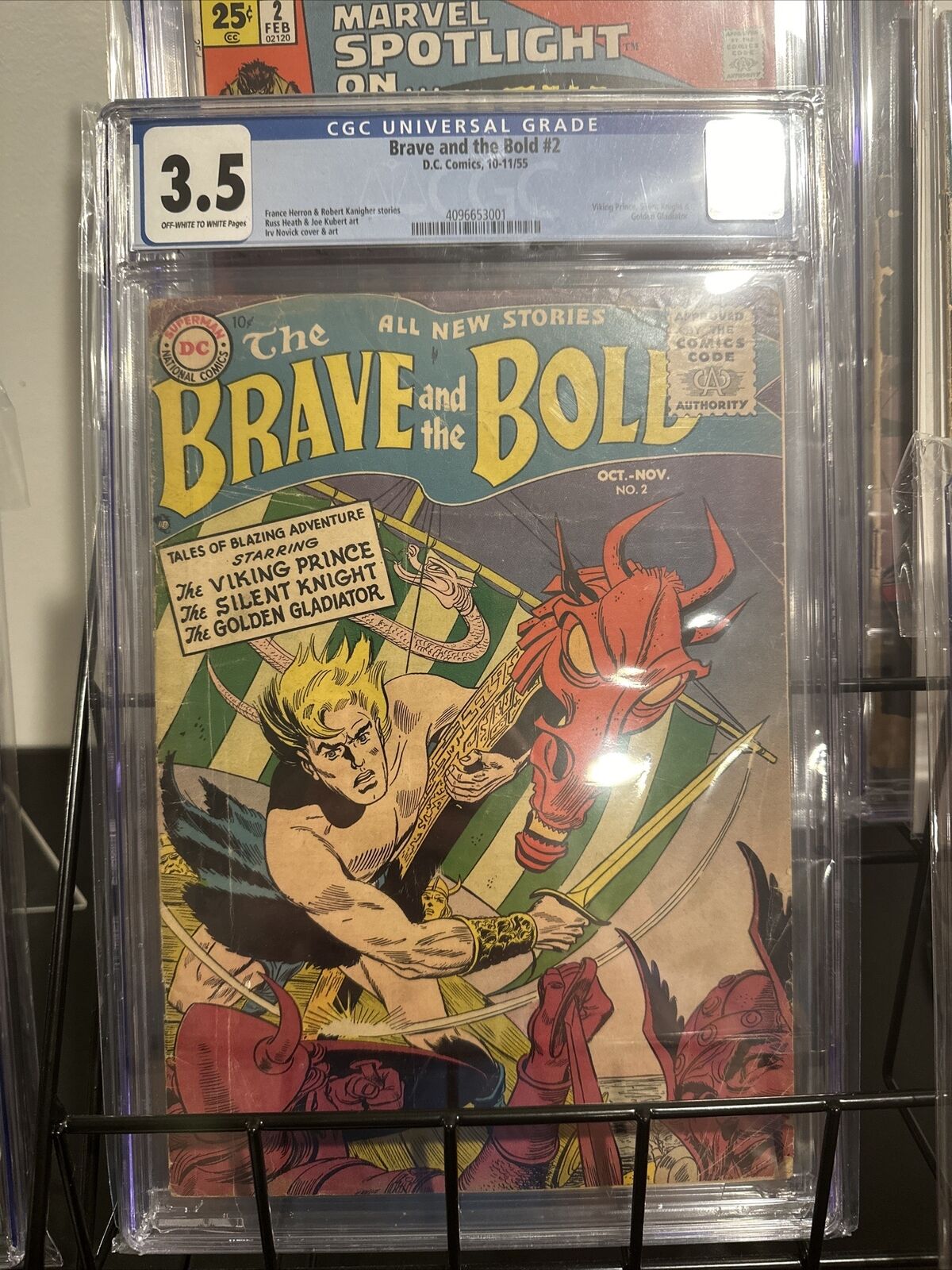 Brave And The Bold 2 Cgc 3.5 1955 Golden Age