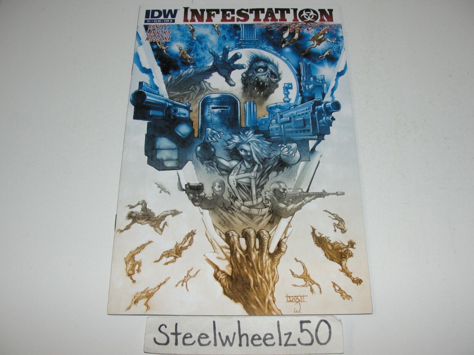 Infestation #1 Variant Cover B Comic IDW 2011 GI Joe Transformers Star Trek RARE
