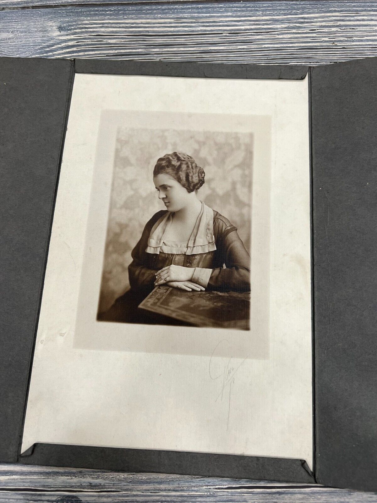 Vintage 1919 Dona Wealell Marion Ohio Photograph Black & White