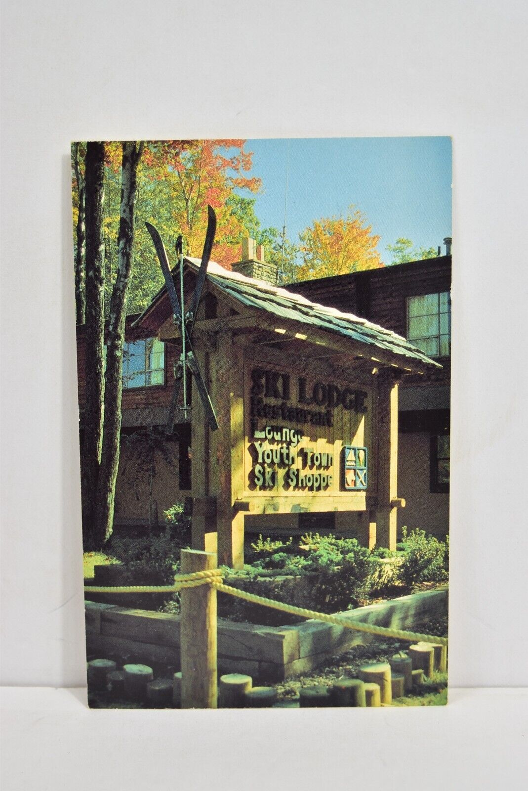 Vintage Treasure Lake Ski Lodge Pennsylvania Postcard