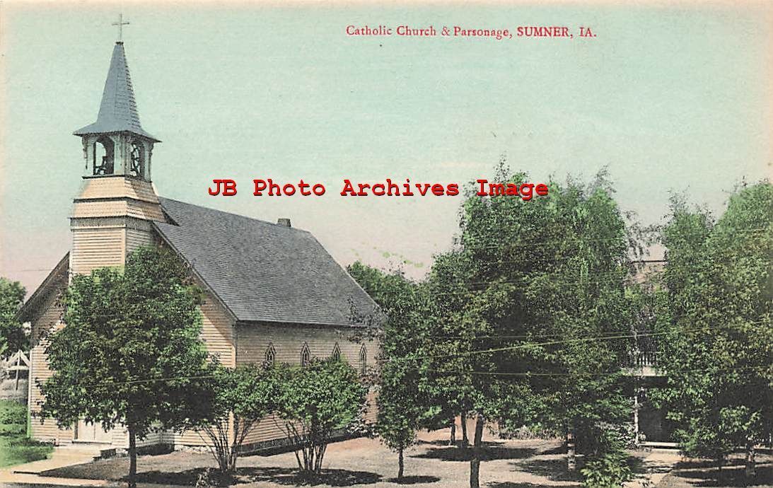 IA, Sumner, Iowa, Catholic Church, Parsonage, LA Farrand Pub No 1628/3