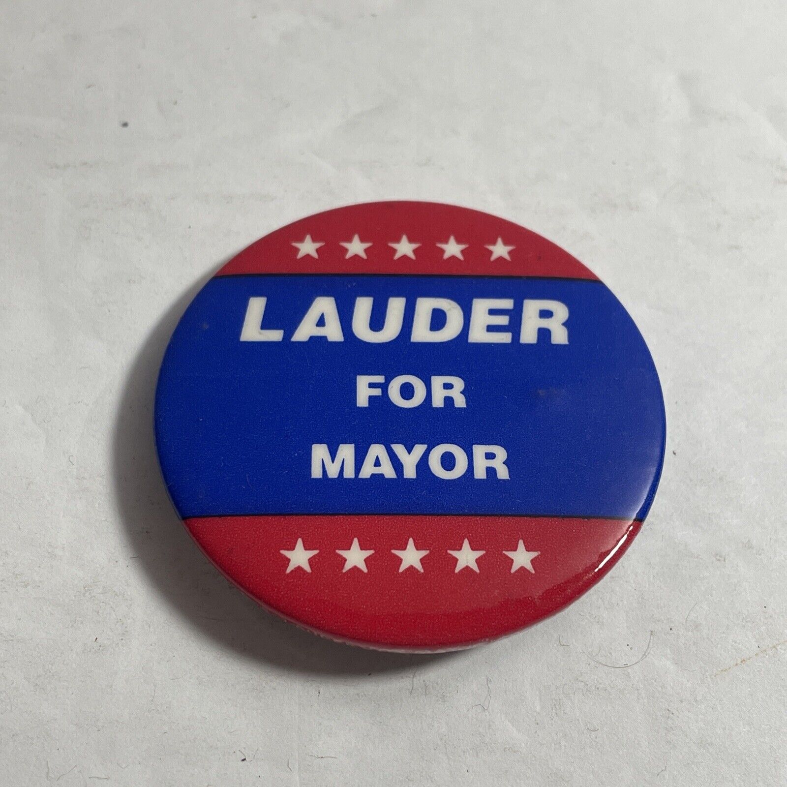 Ronald Lauder For New York City Mayor  1989 Campaign Button - Republican, RARE