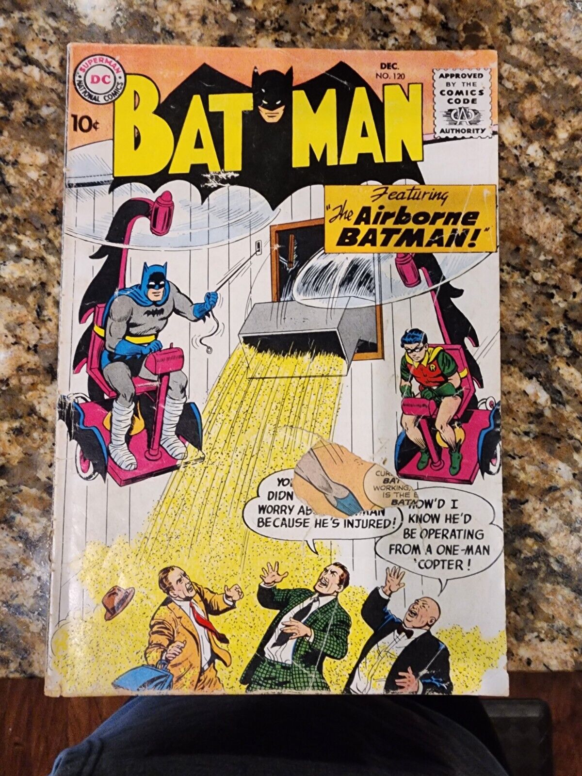 DC Comics BATMAN #120 The Airborne Batman 1958