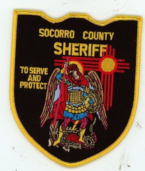 NEW MEXICO NM SOCORRO COUNTY SHERIFF NICE SHOULDER PATCH POLICE