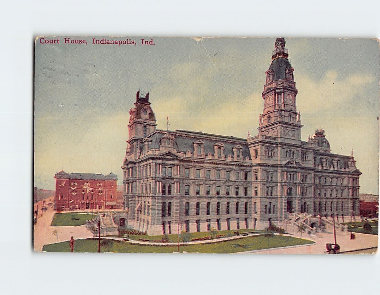 Postcard Court House, Indianapolis, Indiana