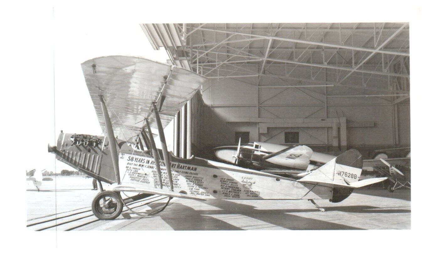 Curtiss JN Jenny Biplane Airplane Vintage Photograph 5x3.5\