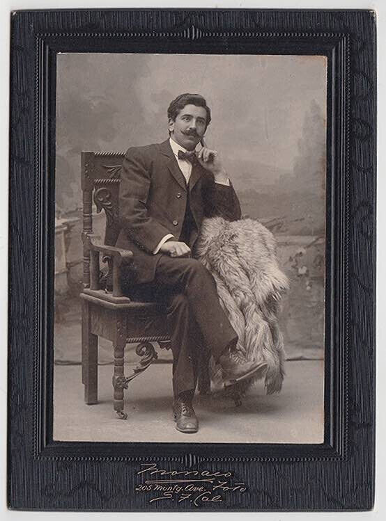 CELEBRITY ACTOR? ~ J. B. MONACO ~ SAN FRANCISCO ~ c. - 1905