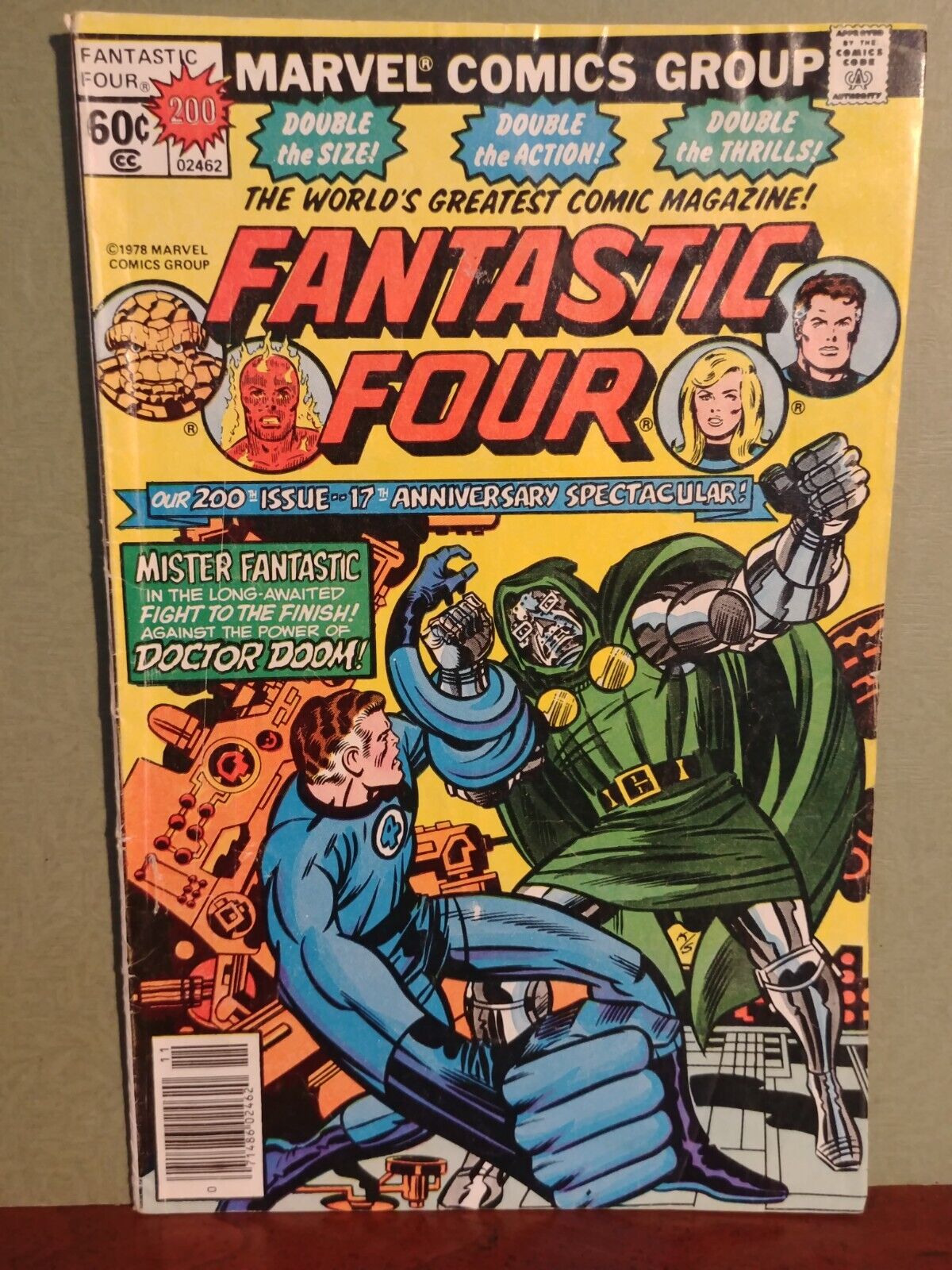  Fantastic Four 17th Anniversary Issue #200 Comic Doctor Doom  1978  4.5