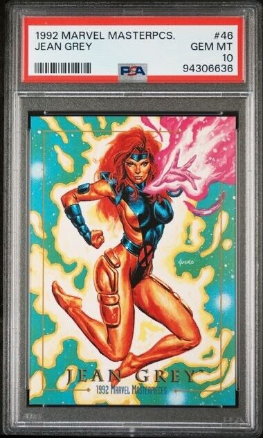 1992 Marvel Masterpieces #46 Jean Grey PSA 10 GEM MINT