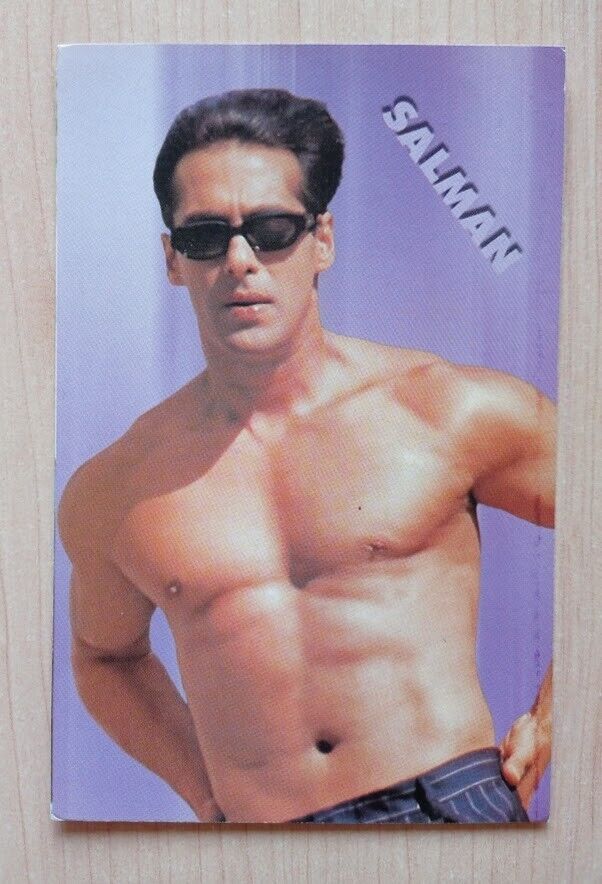Salman Khan Bollywood Rare Postcard Post Card