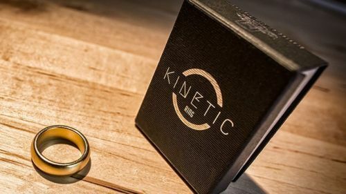 Kinetic PK Ring (Gold) Curved size 10 by Jim Trainer - Trick