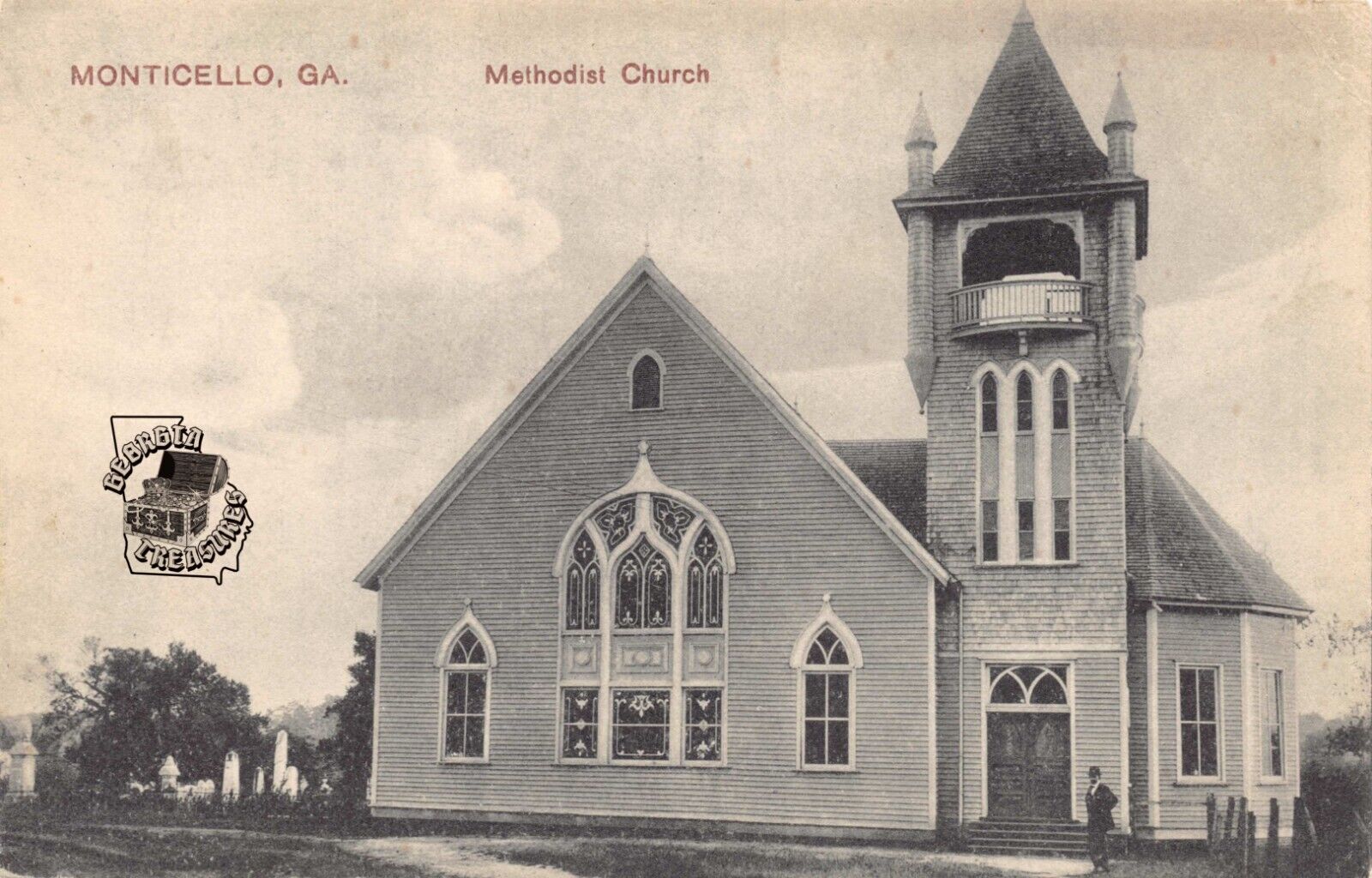 GA~GEORGIA~MONTICELLO~METHODIST CHURCH~C.1910