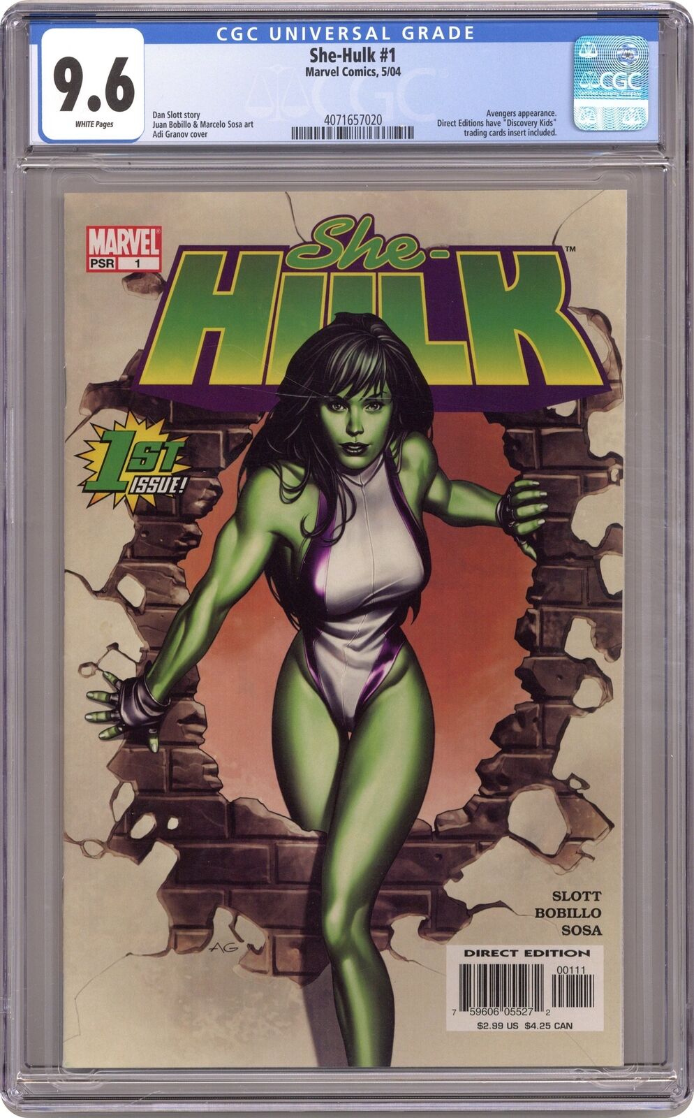 She-Hulk #1 CGC 9.6 2004 4071657020