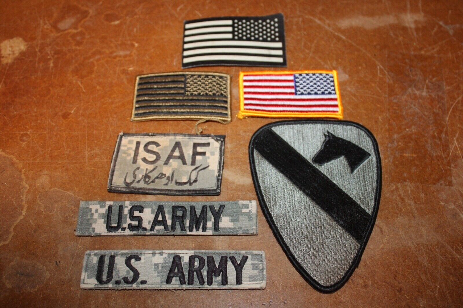 Lot of 1st Cavalry Division Military Veteran Patches 1CAV ISAF US Army