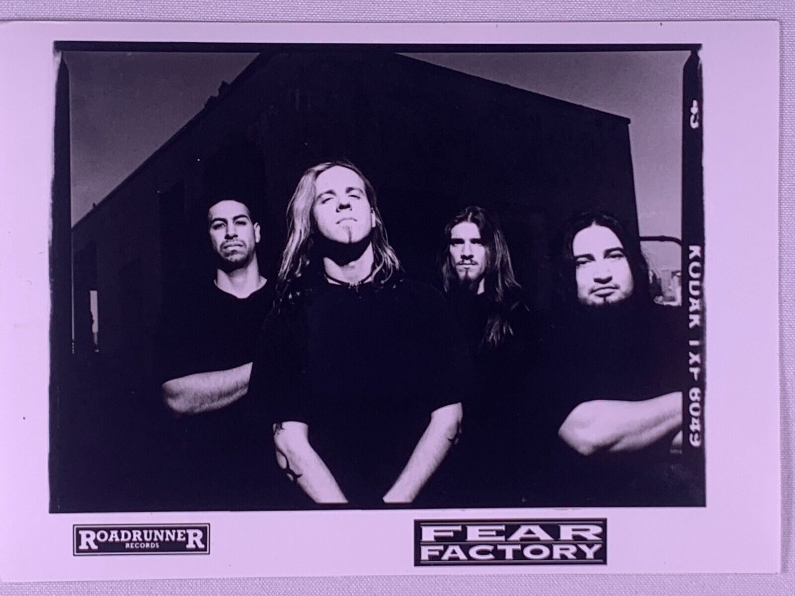 Fear Factory Photo Vintage Official Roadrunner Record Promo Circa 1990s