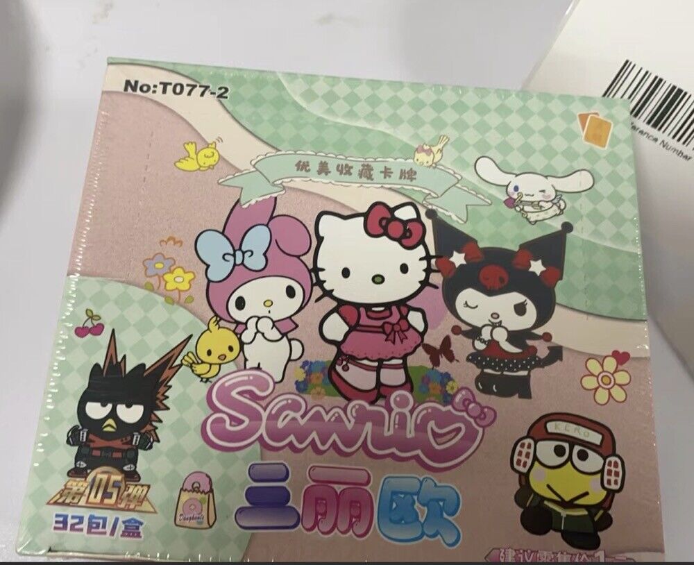 Sanrio Doujin Trading Cards Cute CCG Box Sealed Hello Kitty 32 packs