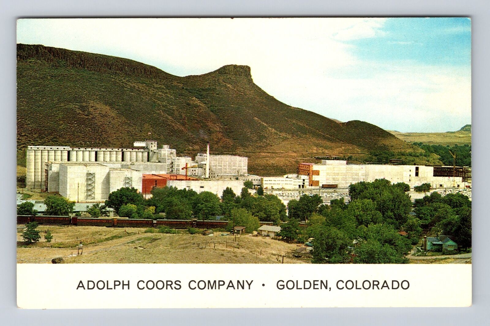Golden CO-Colorado, Adolph Coors Company, Antique Vintage Souvenir Postcard