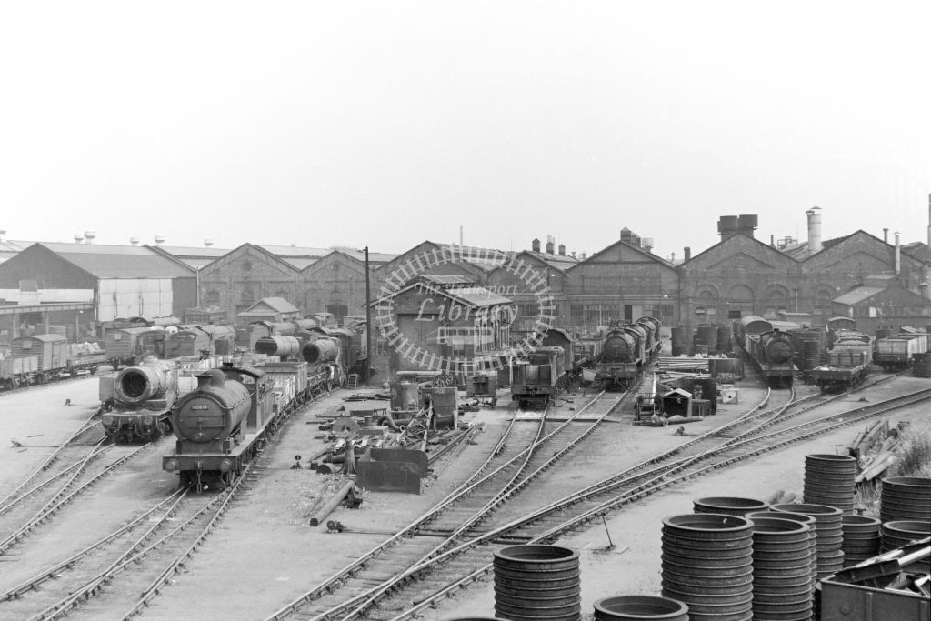 PHOTO BR British Railways Yard Scene at Darlington in 1959 