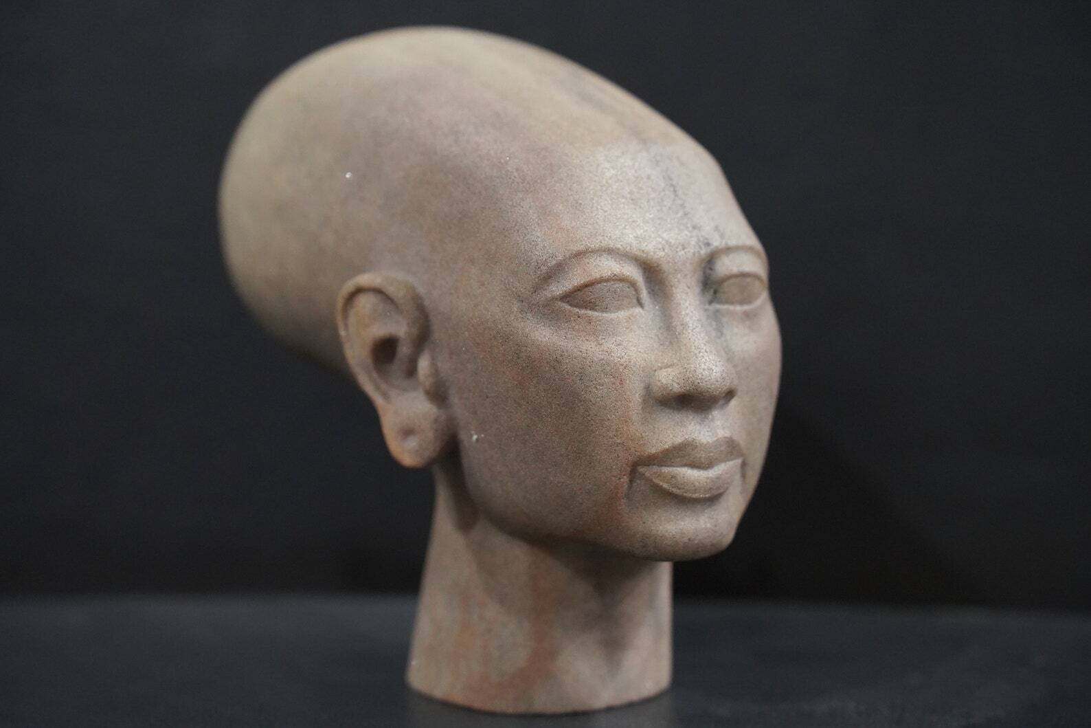 Head of Nefertari Daughter of Akhenaten Unique Egyptian Handmade Large Skull