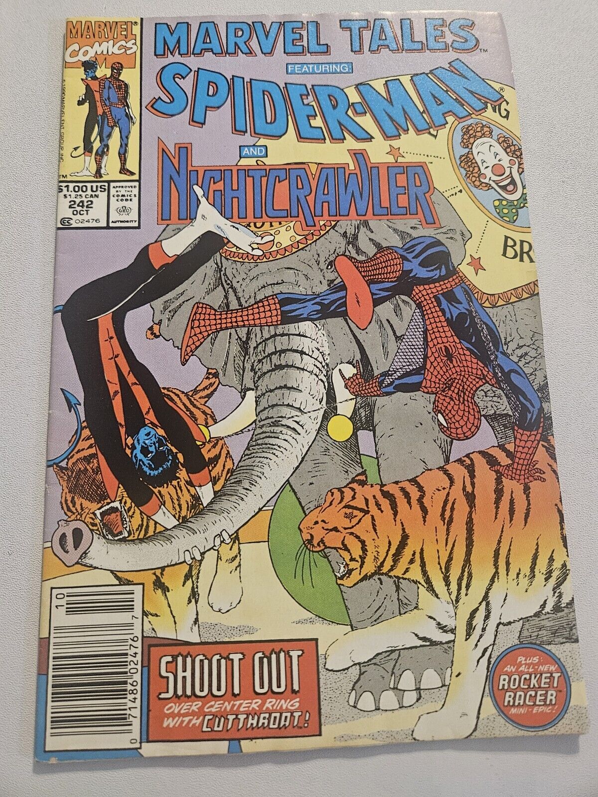 Marvel Tales #242 1990 - Spider-Man and Nightcrawler