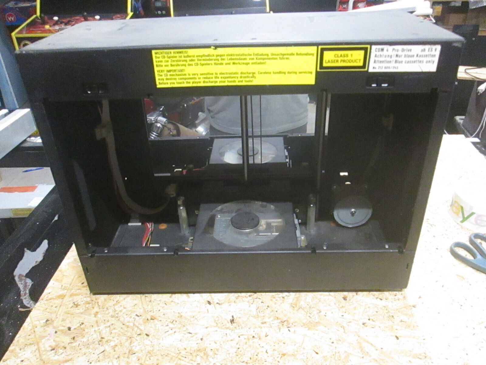 NSM  arcade CD  jukebox  es5   cdm -12  changer assembly
