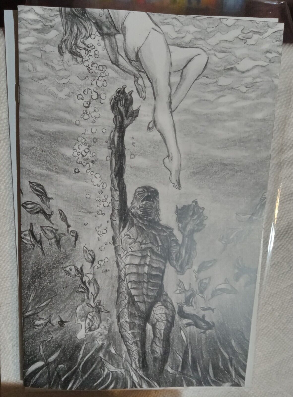 Creature From The Black Lagoon Lives #1 1:75 Alex Ross Image 2024 ***DAMAGED***