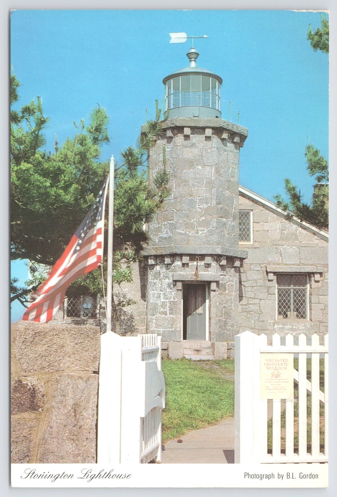 Stonington Lighthouse Museum~Stonington CT~Stonington Harbor~Continental PC